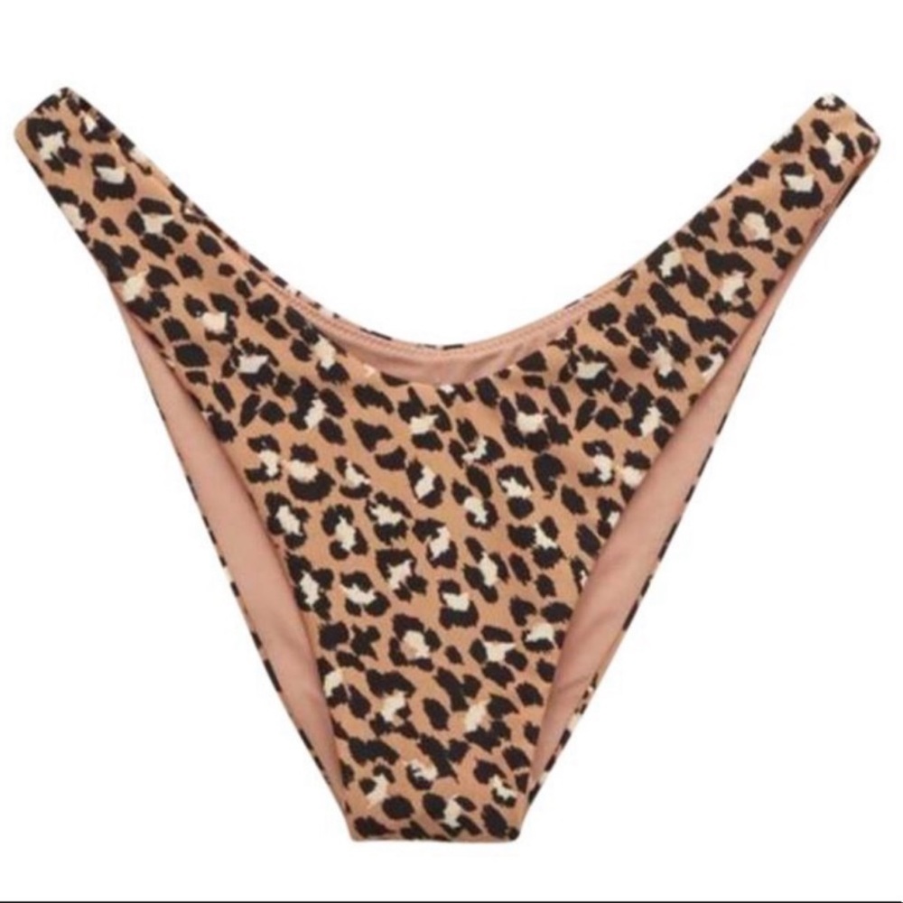 AERIE Leopard Cheekier Bikini Bottom